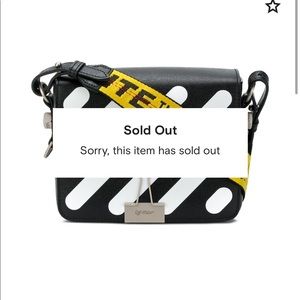 Off-white printed satchel bag